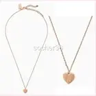 KATE SPADE INITIAL HERE "K" PENDANT NECKLACE ROSE GOLD TONE O0RU3057 NIP $58