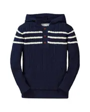 Hope & Henry Hooded Pullover Sweater