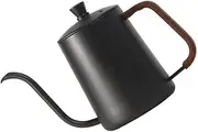 PHENOFICE 1Pc Stainless Steel Drip Coffee Kettle with Vent Lid Handheld Pot for Home and Cafe Use Design Rope Accents Stylish Packaging
