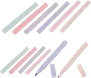 OFFSCH 12Pcs Highlight Book Markers Soft Tip Study Highlighter Pens for Note Marking for School Office DIY Scrapbooking and present Giving