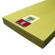 Midwest Products 4126 3/32" x 6" x 24" Micro-Cut Basswood Sheets (Pack of 10)
