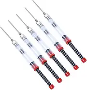 Vctitil Fountain Pen Ink Syringe Filler Ink Auxiliary Absorber Syringe Tool with Metal Needle Tip and Spring Filler, Ink Converter,Removable(Elasticity)
