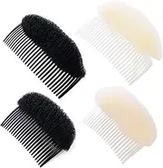 4 Pcs Invisible Hair Inserts for Volume and Styling - Bump it Up Combs, Charming Beehive Hairstyle Tools, Bun Makers for Women and Girls (Style1, One size)