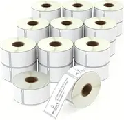 BETCKEY - Compatible Dymo 99012 (36mm x 89mm) Large Address Labels - Compatible with DYMO Labelwriter 450, 4XL, NOT Fit 550, 550 Tube & 5XL [20 Rolls/5200 Labels]