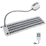 AQQHSAIN Bubble Bath Mat Electric Portable Spa Bathtub Non-Slip Mat Waterproo...
