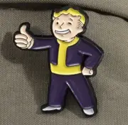 FALLOUT enamel pin - thumbs up boy video game - FREE SHIPPING !!!!