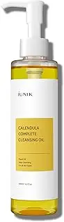 IUNIK Calendula Complete Deep Vegan Cleansing Oil 94% Plant-based Oils Blackhead Melting Makeup Remover Mascara Sunscreen Eyeliner Facial Cleanser - Dry Oily Acne-Prone Sensitive Skin Korean Skincare