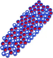 CIYODO 100Pcs Practical Sample Jar Lids with Pads Flexible Storage Bottle Covers Food Jar Caps Lightweight for Canning Kitchen and Daily Use