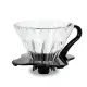 【HARIO】V60黑色01玻璃濾杯(VDG-01B)