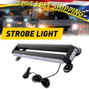 54 LED Light Emergency Bar Warning Strobe Light Amber/White FOR ATV POC RZR SUV