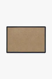 Looped Solid Light Coir Doormat