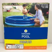PEANUTS Inflatable Pool Charlie Brown Snoopy 14.5 In. Height x 65 In. Dia. Rare