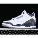 NK AIR JORDAN 3VINTAGE 白色午夜海軍 CT8532-140 高級版 休閒運動慢跑鞋