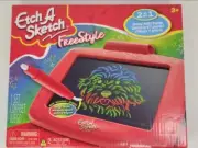 Etch A Sketch Freestyle Drawing Tablet with 2-in-1 Stylus Pen and Paintbrush