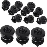 BAZEITFLOW 12pcs Electric Guitar Strap Lock Buttons Anti-slip Bass Guitar Strap Locks for Boys and Girls Adults