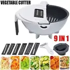 9 in 1 Kitchen Vegetable Cutter Slicer Food Choppers Veggie Dicer Grater Tools