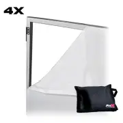 Pro X Replacement Four Panel x4 Scrim Kit for ProX Facades | White Fabric