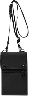 [Long Keeper] Travel Neck Wallet - Women Men Passport Holder Anti-theft Travel Wallet Small Water Resistant Crossbody Sling Bag