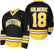 [MESOSPERO] Happy Gilmore 18 Adam Sandler 1996 Black Ice Hockey Jersey Men