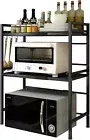 Microwave Shelf Microwave Stand, Wuciray Expandable Microwave Oven Rack with Adj