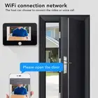 Peephole Camera Doorbell Motion Detection 1080P Peephole Video Doorbell For