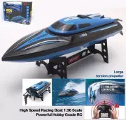 RC BOAT 2.4G RACING HIGH SPEED RC Boat Remote Control 25KM/H Kids RC Speed Boat
