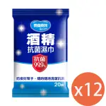 奈森克林酒精濕紙巾20抽X12包 奈森克林