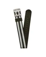 Timex 20mm Nylon Watch Strap OliveSilver Unisex Green Watches