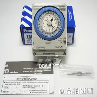 《國際牌 Panasonic》 TB38N系列 TB38909NT7 自動定時開關 表面安裝 定時器110V / 220V通用 停電補償