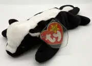 Ty Beanie Babies “Stinky” the Skunk Plush Toy 1995 w/ Tag Protector