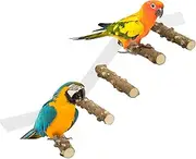 Bird Shower Perch,Cockatiel Climbing Ladder | Suction Cup Drop Resistant Parrot Cage Perch for Indoors and Outdoors