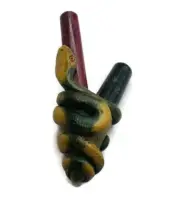 Handmade Unisex Kuripe Decorated with Inca Snake - Andean Cosmovision, Cusco