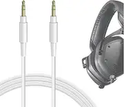 Geekria 3.5mm to 3.5mm Auxiliary Audio Cable, Replacement Stereo Cord, Compatible with Headphones, Speakers, Car Stereos (4 ft / 1.2 m, White)