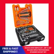 Bahco S138 138pce 1/4", 3/8" & 1/2" Square Drive Professional Spanner Socket Set