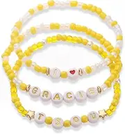 [Flvkev] Gracie Bracelets Merch Merchandise Secret of us Bracelets Jewelry for Fans Gifts, One Size, beaded, no gemstone