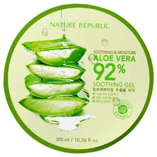 Nature Republic 92%蘆薈補水修護保濕凝膠 300ml 現貨 蝦皮直送