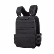 Tactical Vest Adjustable Military Molle Combat Plate Carrier Police SWAT Black