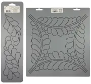 Quilting Stencils Leaf Feather Quilt Patterns Border & Block Quilters Template