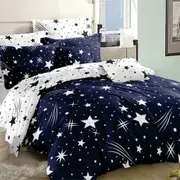 Shooting Stars Quilt Doona Duvet Cover Pillow Case Set
