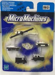 Micro Machines 2000 White Emergency Response Set-Rare sealed