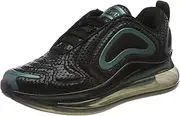 [Nike] Air Max 720 GS Running Trainers AQ3196 Sneakers Shoes (UK 5 US 5.5Y EU 38, Black Metallic Silver 003)