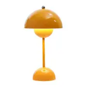 Nordic Danish Flower Bud Table Lamp, Desk Decoration, Bedside Lamp ( Plug In Payment ) Yellow Free Size