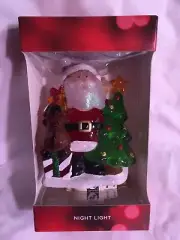 St Nicholas Square Santa Clause Christmas Tree Reindeer Holiday Night Light
