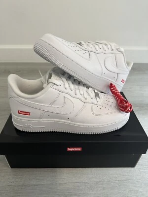 Nike Air Force 1 Supreme Low White US 8.5M - 2025