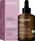 Cliganic USDA Organic Rosehip Seed Oil Skin & Hair Oil 1 Fl Oz 30 mL 02/29 HB2