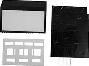 KONTONTY 1Pc Solar Address Indication Number Plate Light LED Control Digital Doorplate Durable Solar House Number Light for Outdoor Use Easy Installation