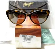 NEW Maui Jim Kalani Tortoise Cat Eye Polarized HCL Bronze Sunglasses MJ818-10N