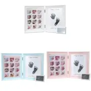 Infant Keepsake Photo Frame Footprint Growth Record Home Decor Desktop Ornament