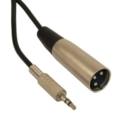 6Ft XLR 3P Male to 3.5mm TRS Male (Balanced Audio) Capture Cable