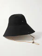 [Burberry] Burberry - Cotton-gabardine Bucket Hat - Black - XL XL Black